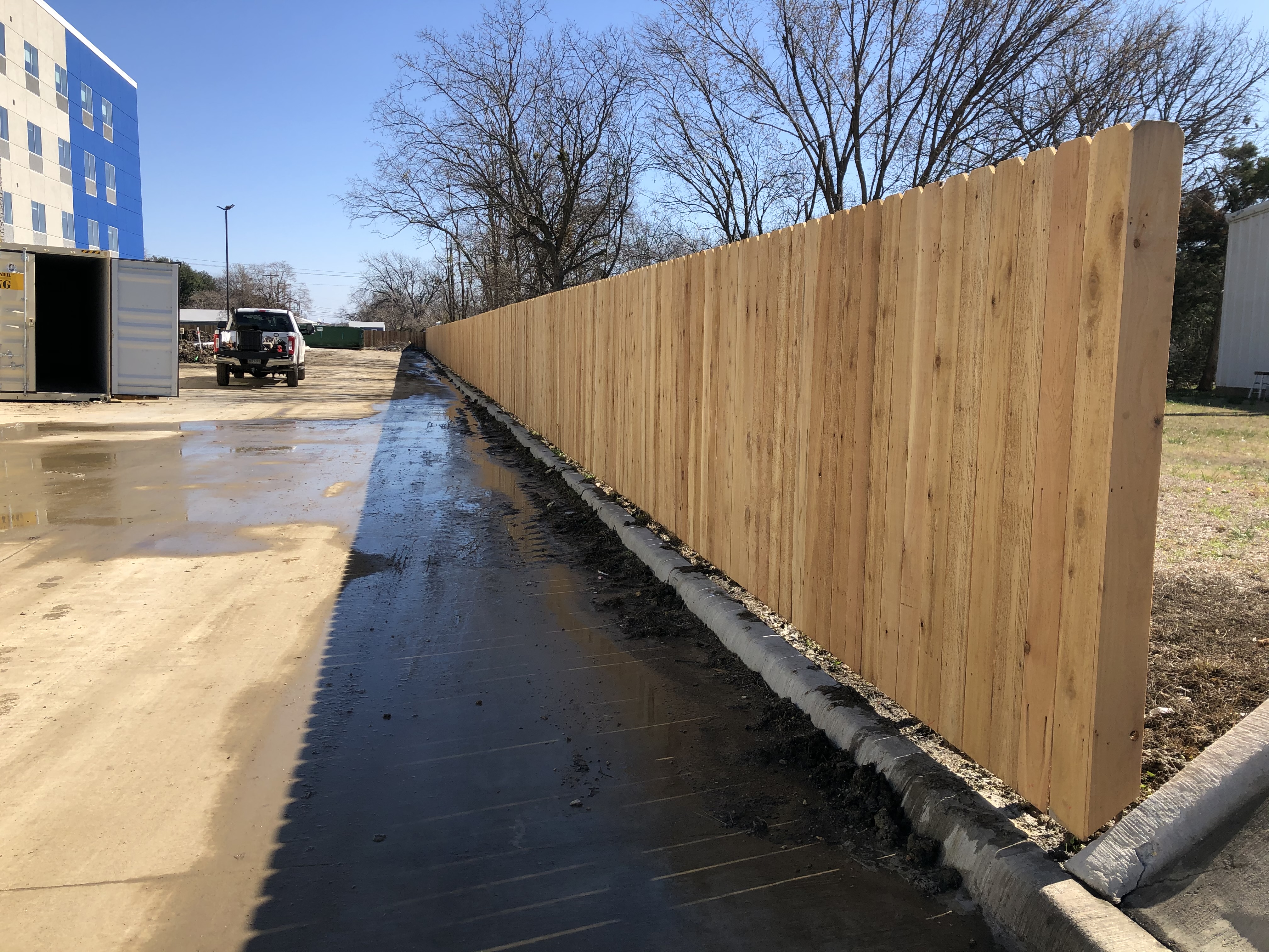 Cedar fence