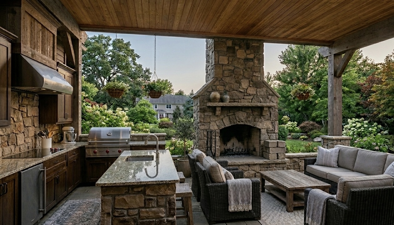 Outdoor kitchen