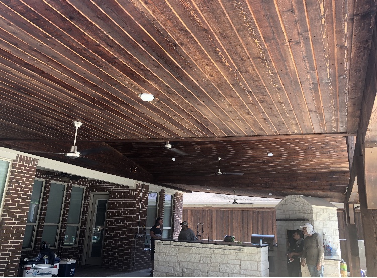 Covered patio project